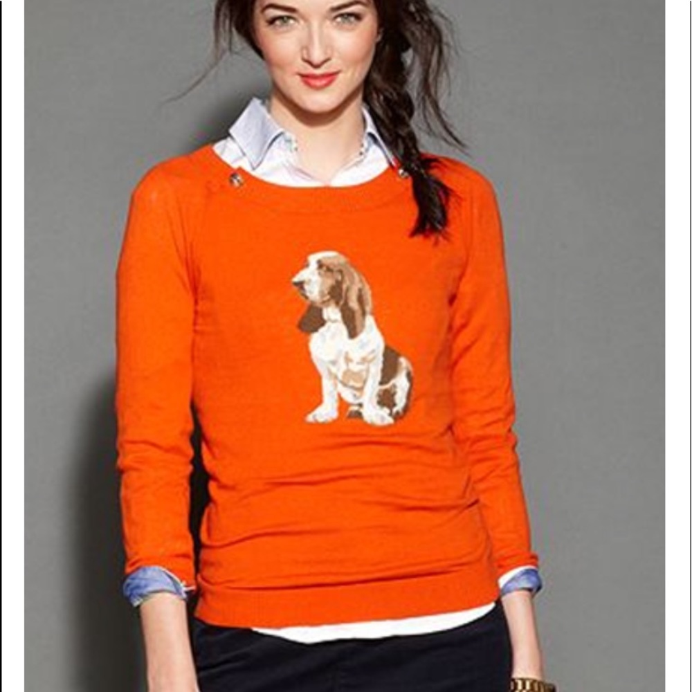 Tommy Hilfiger basset hound sweater M